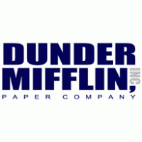 Dunder Mifflin Producers of the Worldâ„¢ Obtain vector image regarding Dunder Mifflin Name Tag Printable called Dunder Mifflin Manufacturers of the Worldâ„¢ Obtain vector